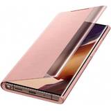 Galaxy Note 20 Ultra (N985) - Husa Flip tip Clear View Cover, Maro Copper