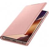 Galaxy Note 20 Ultra (N985) - Husa tip Flip LED View Cover, Maro Copper