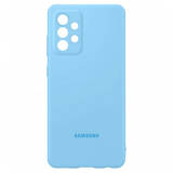 Galaxy A52 - Capac protectie spate Silicone Cover - Albastru