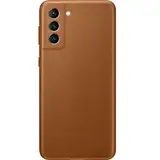 Galaxy S21 Plus (G996) - Capac protectie spate Leather Cover - Maro