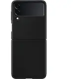 Galaxy Z Flip 3 (F711) - Capac protectie spate "Leather Cover" - Negru