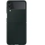 Galaxy Z Flip 3 (F711) - Capac protectie spate "Leather Cover" - Verde