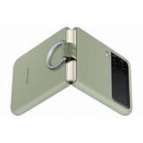 Galaxy Z Flip 3 (F711) - Capac protectie spate "Silicone Cover" cu inel - Verde Olive