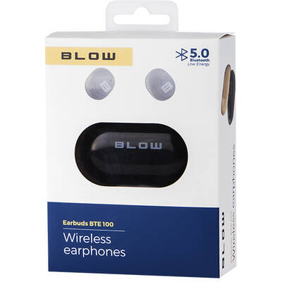 Casti Bluetooth Blow Earbuds BTE100 BLACK headphones