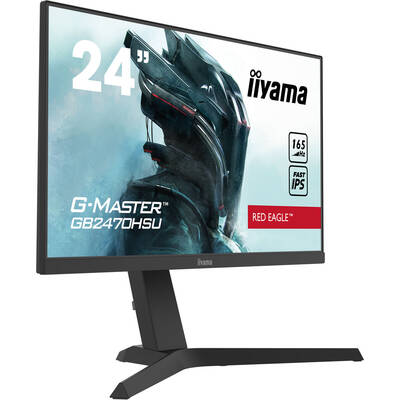 Monitor IIyama LED Gaming G-MASTER Red Eagle GB2470HSU-B1 23.8 inch FHD IPS 0.8ms 165Hz Black