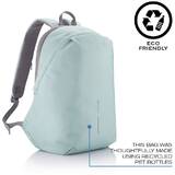 ANTI-THEFT BACKPACK BOBBY SOFT GREEN (MINT) P/N: P705.797