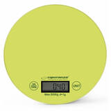 Esperanza EKS003G kitchen scale Electronic kitchen scale Green,Yellow Countertop Round