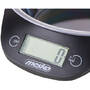 Adler MS 3164 kitchen scale Electronic kitchen scale Black Countertop Round