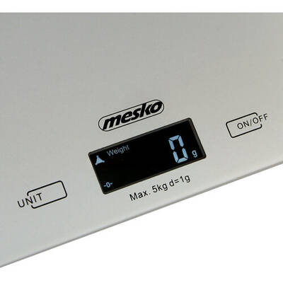 Adler Mesko MS 3145 Electronic kitchen scale Grey Countertop Rectangle