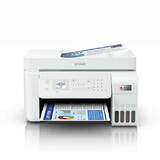 Imprimanta multifunctionala Epson L5296 InkJet CISS, Color, Format A4, Retea, Wi-Fi, Fax, White