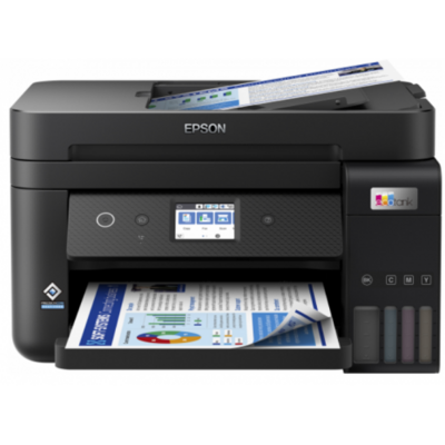 Imprimanta multifunctionala Epson L6290 InkJet CISS, Color, Format A4, Duplex, Retea, Wi-Fi, Fax, Black