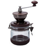 HARIO CMHN-4 coffee grinder Burr grinder Black, Transparent, Wood