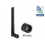 Antena DELOCK 802.11 ac/a/b/g/n Antenna RP-SMA plug 2 dBi omnidirectional with tilt joint black