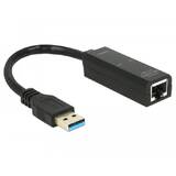 Adaptor DELOCK 62616, USB 3.0 > Gigabit LAN 10/100/1000 Mb/s network USB 3.0 Gigabit Ethernet