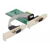 89555, PCI Express Card > 2 x Serial RS-232 serial PCIe 2.0 RS-232 x 2