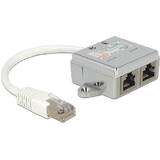 Adaptor DELOCK 65177, RJ45 Port Doubler Ethernet 100Base-TX splitter 15 cm