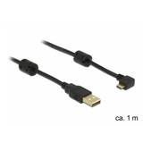 DELOCK 83250, USB cable - USB to Micro-USB Type B - 1 m
