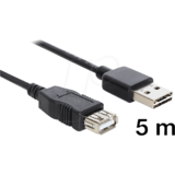 DELOCK 83373, EASY-USB - USB extension cable - USB to USB - 5 m