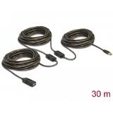 83453, Extension cable USB 2.0 - USB extension cable - USB to USB - 30 m