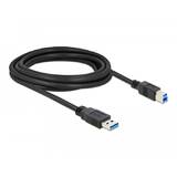 DELOCK 85069, USB cable - USB Type A to USB Type B - 3 m