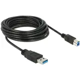 DELOCK 85070, USB cable - USB Type A to USB Type B - 5 m