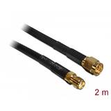 DELOCK 88443, CFD200 Low Loss - antenna extension cable - 2 m