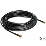 DELOCK 88445, antenna extension cable - 10 m - black