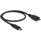 DELOCK 83676, USB-C cable - Micro-USB Type B to USB-C - 50 cm