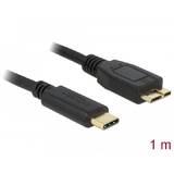 DELOCK 83677, USB-C cable - Micro-USB Type B to USB-C - 1 m