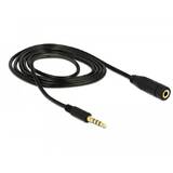 DELOCK 84666, headset extension cable - 1 m