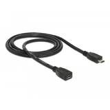 83248, USB extension cable - Micro-USB Type B to Micro-USB Type B - 1 m