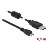 DELOCK 84900, USB cable - USB to Micro-USB Type B - 50 cm