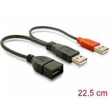DELOCK 65306, USB cable - 23 cm