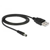 DELOCK 82197, power cable - DC jack 5.4 mm to USB - 1 m
