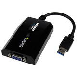 USB32VGAPRO, USB 3.0 to VGA Display Adapter 1920x1200 1080p, DisplayLink Certified, Video Converter w/ External Graphics Card - Mac & PC (USB32VGAPRO) - external video adapter - DisplayLink DL-3100N - 512 MB - black