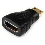 Mini HDMI to HDMI Adapter - 4K 30Hz Ultra HD - Gold Plated Connectors - Negru