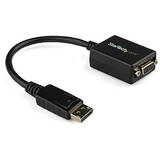 Adaptor StarTech DP2VGAA, DisplayPort to VGA Adapter with Audio - 1920x1200 - DP to VGA Converter for Your VGA Monitor or Display (DP2VGAA) - DisplayPort / VGA adapter - 18.4 m