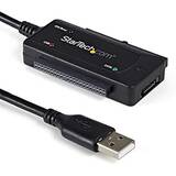 USB 2.0 to IDE SATA Adapter - 2.5 / 3.5" SSD / HDD - USB to IDE & SATA Converter Cable - USB Hard Drive Adapter (USB2SATAIDE) - storage controller - ATA / eSATA - USB 2.0