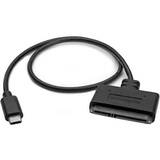 USB C to SATA Adapter - External Hard Drive Connector for 2.5" SATA Drives - SATA SSD / HDD to USB C Cable (USB31CSAT3CB) - storage controller - SATA 6Gb/s - USB 3.1 (Gen 2)