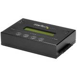 StarTech 1:1 Hard Drive Duplicator and Eraser for 2.5" & 3.5" SATA HDD SSD - LCD & RS-232 Â - 14GBpm Duplication Speed - Cloner & Wiper (SATDUP11) - hard drive duplicator