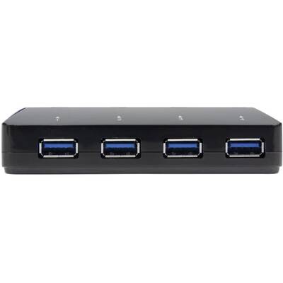 Hub USB StarTech 4-Port USB 3.0 Hub plus Dedicated Charging Port - 1 x 2.4A Port - Desktop USB Hub and Fast-Charging Station (ST53004U1C) - USB peripheral sharing switch - 4 ports