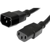 StarTech PXT1001M,  1m Standard Computer Power Cord Extension C14 to C13 - power extension cable - 1 m