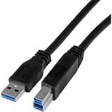  2m 6 ft Certified SuperSpeed USB 3.0 A to B Cable Cord - USB 3 Cable - 1x USB 3.0 A (M), 1x USB 3.0 B (M) - 2 meter, Black (USB3CAB2M) - USB cable - 2 m