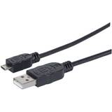 USBAUB1MBK,  1m Mobile Charge Sync USB to Slim Micro USB Cable M/M - USB cable - 1 m