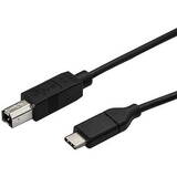 StarTech  USB C to USB B Printer Cable - 10 ft / 3m - USB C Printer Cable - USB C to USB B Cable - USB Type C to Type B (USB2CB3M) - USB-C cable - 3 m