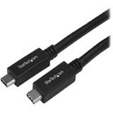 StarTech  3ft / 1m USB C to USB C Cable - USB 3.1 (10Gbps) - 4K - USB-IF - Charge and Sync - USB Type C to Type C Cable - USB Type C Cable (USB31CC1M) - USB-C cable - 1 m