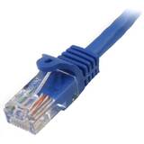 45PAT50CMBL, 0.5m Blue Cat5e / Cat 5 Snagless Ethernet Patch Cable 0.5 m - patch cable - 50 cm - blue