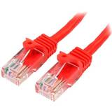 45PAT2MRD, 2m Red Cat5e / Cat 5 Snagless Patch Cable - patch cable - 2 m - red