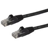 Accesoriu Retea StarTech 15m CAT6 Ethernet Cable - Black Snagless Gigabit CAT 6 Wire - 100W PoE RJ45 UTP 650MHz Category 6 Network Patch Cord UL/TIA (N6PATC15MBK) - patch cable - 15 m - black