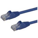 Accesoriu Retea StarTech 1m CAT6 Ethernet Cable - Blue Snagless Gigabit CAT 6 Wire - 100W PoE RJ45 UTP 650MHz Category 6 Network Patch Cord UL/TIA (N6PATC1MBL) - patch cable - 1 m - blue
